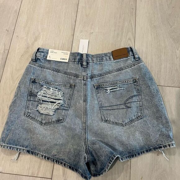 America eagle mom distress shorts size 6 - Picture 6 of 9